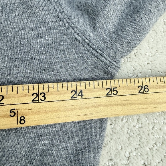 Lululemon All Yours Crew Sweatshirt Gray Size 8 Cotton Oversized - Picture 9 of 11